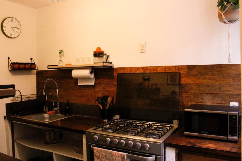 New Mex Inspired Bo-Ho Chic Apartment With Private Patio And Roof Terrace Città del Messico Esterno foto